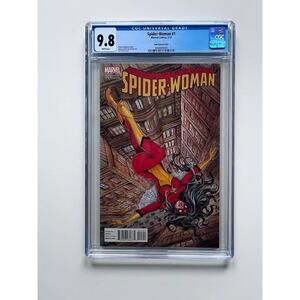 SPIDER-WOMAN #1 CGC 9.8 2015 Siya Oum Variant 1:25